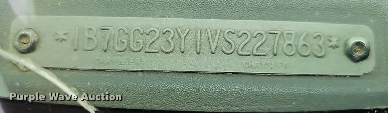 image for item DP0815 1997 Dodge Dakota SLT Club Cab pickup truck