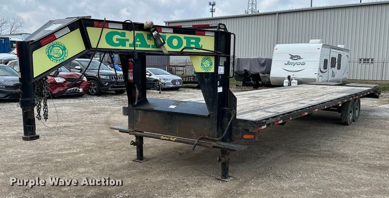 image for item DQ6358 2020 Gatormade 30+5 Gooseneck  equipment trailer
