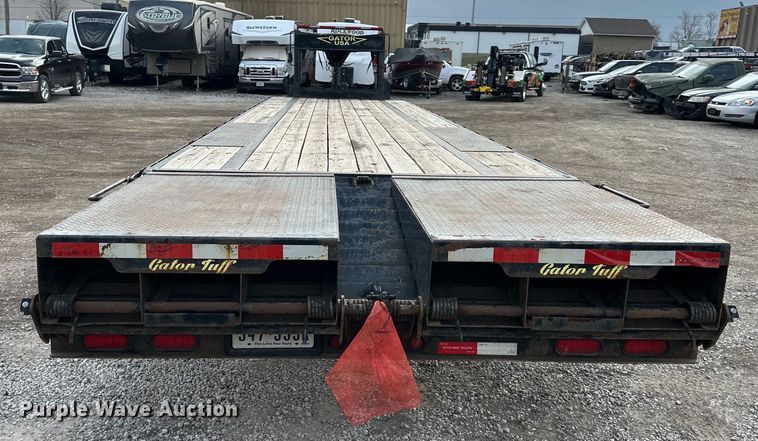 image for item DQ6358 2020 Gatormade 30+5 Gooseneck  equipment trailer