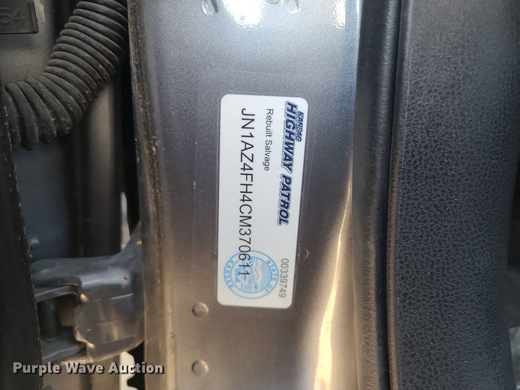 image for item DR5262 2012 Nissan 370Z 