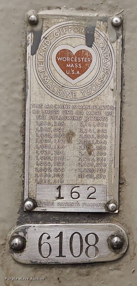 image for item DR5265 Leland Clifford milling machine