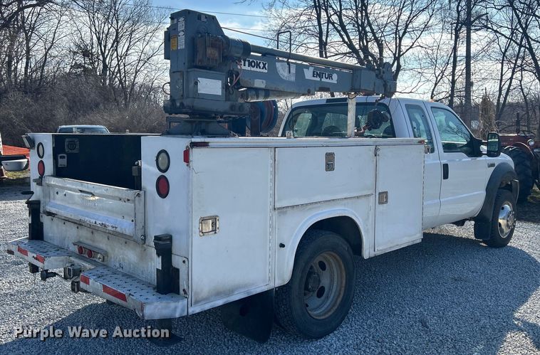 image for item DS0831 2006 Ford F550 Super Duty XL SuperCab utility / service truck