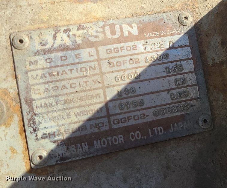 image for item DS7336 Datsun 6000 forklift