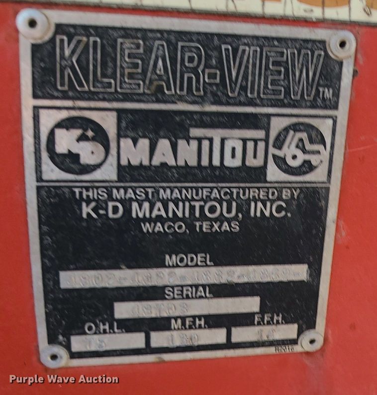 image for item DS7338 1996 Manitou T604TCP-DL forklift