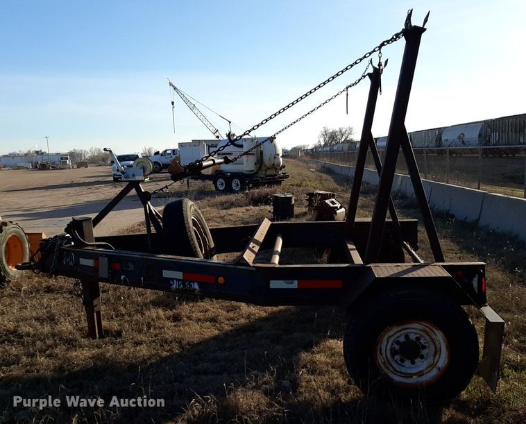 image for item DV9849 2013 Shop built reel trailer