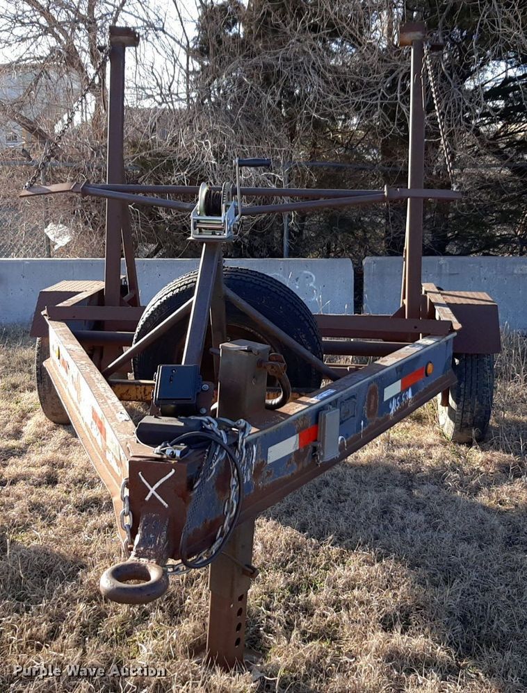 image for item DV9849 2013 Shop built reel trailer