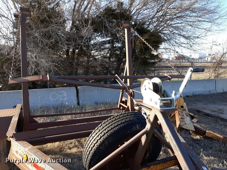 image for item DV9849 2013 Shop built reel trailer