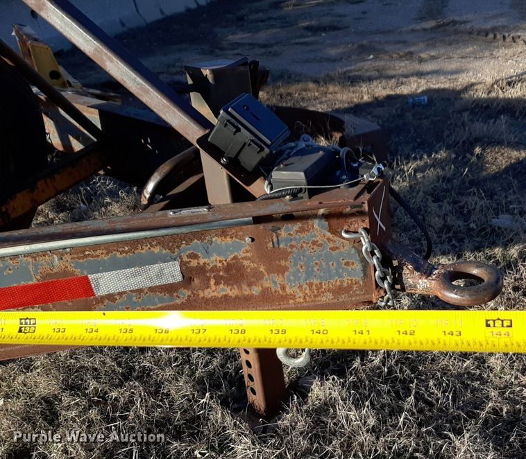 image for item DV9849 2013 Shop built reel trailer