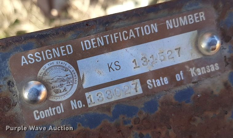 image for item DV9849 2013 Shop built reel trailer