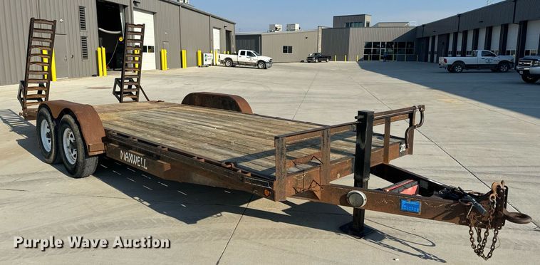 image for item EH6521 2003 Maxwell utility trailer