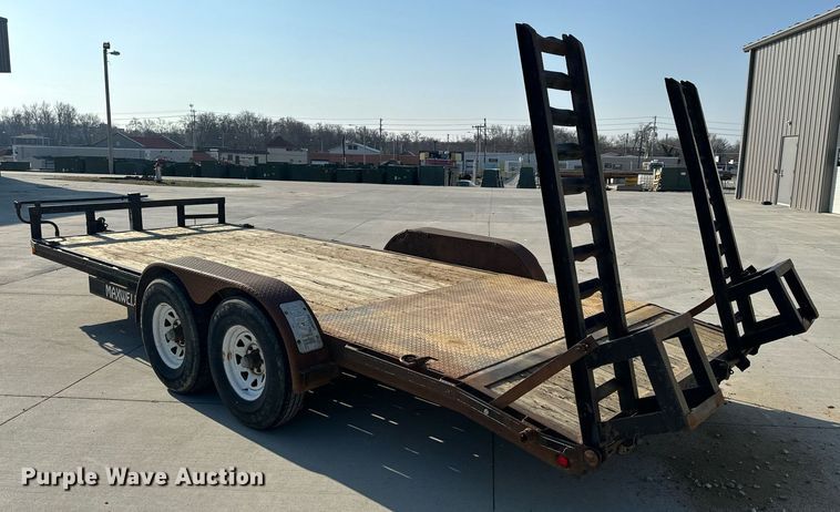 image for item EH6521 2003 Maxwell utility trailer