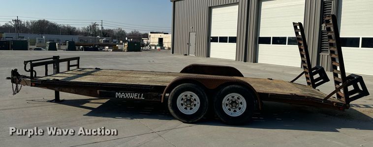 image for item EH6521 2003 Maxwell utility trailer