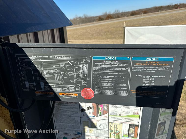 image for item EH6543 2007 Central Boiler Inc. CL5036 wood furnace