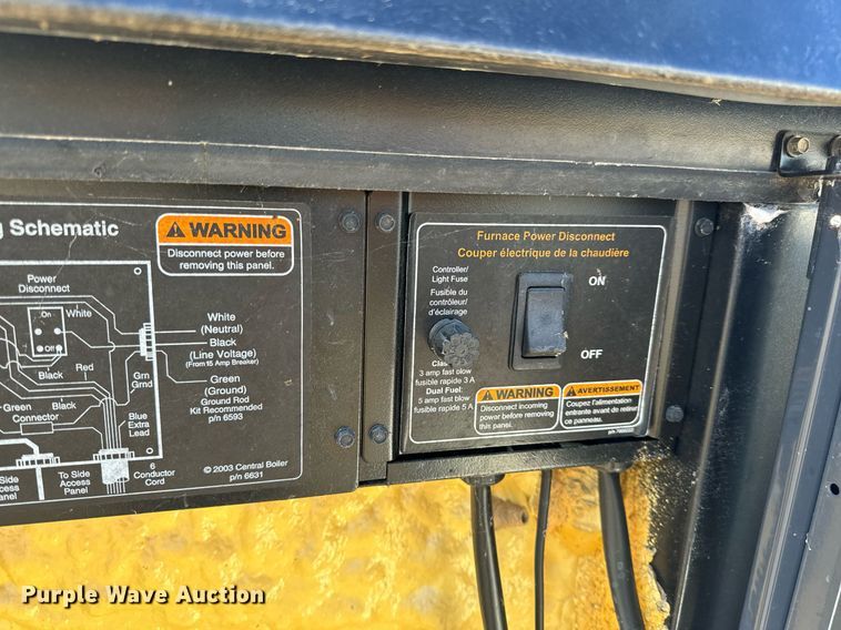 image for item EH6543 2007 Central Boiler Inc. CL5036 wood furnace