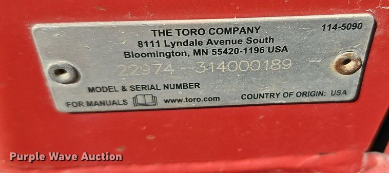 image for item EI3516 2014 Toro TRX-26 trencher
