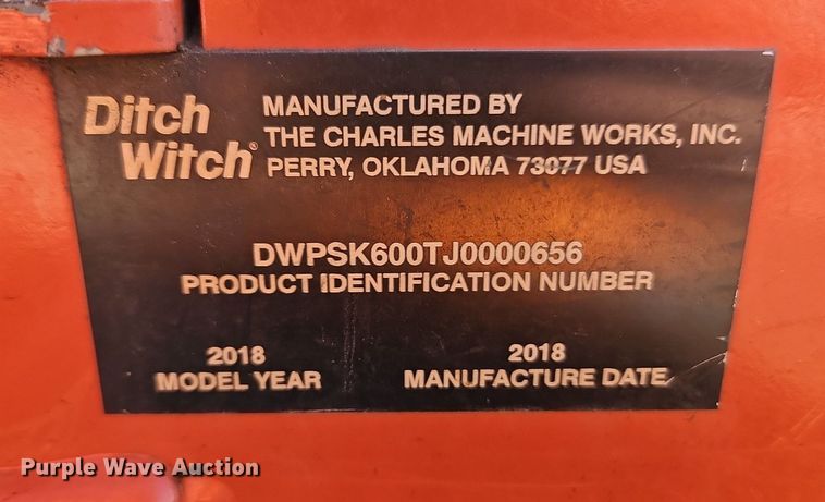 image for item EI3519 2018 Ditch Witch SK600 compact utility loader