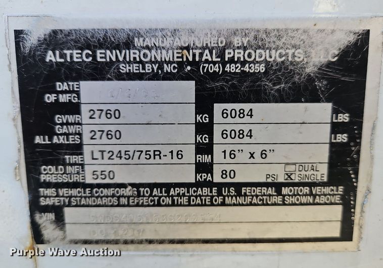 image for item EI3573 2008 Altec DC-1217 wood chipper