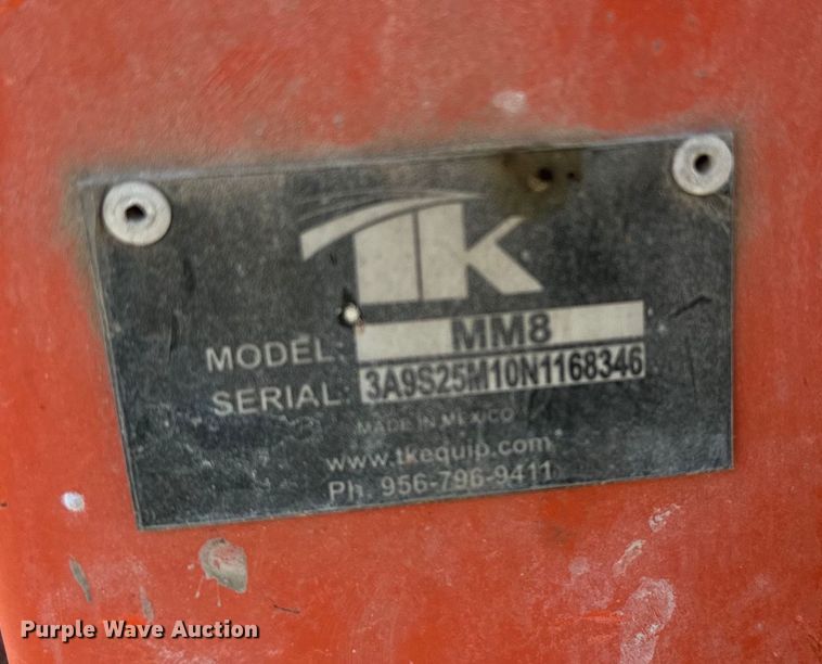 image for item EJ0310 TK Equipment  MM8 mortar mixer