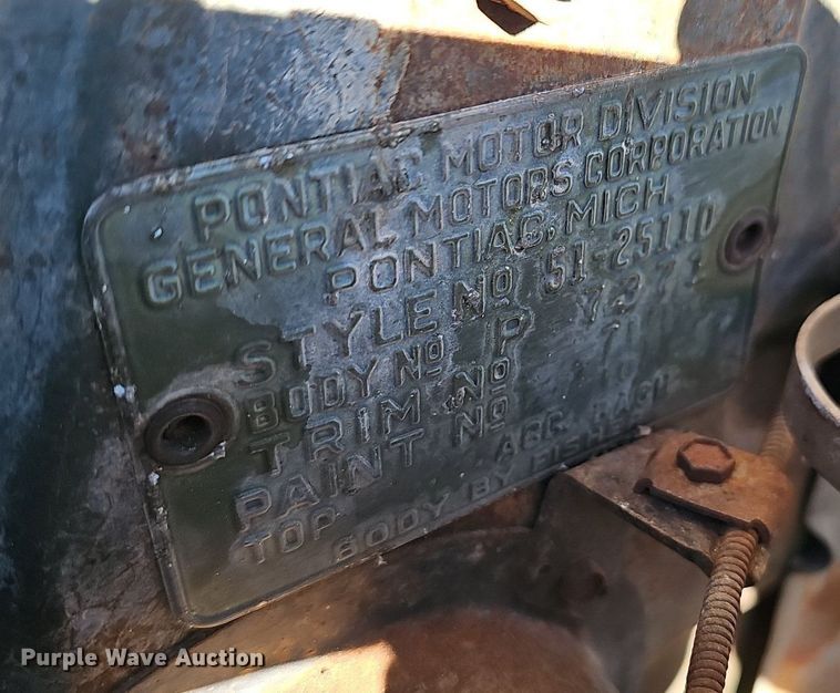 image for item EJ5941 1951 Pontiac Chieftain  