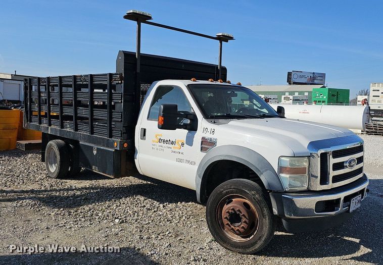 image for item EJ5982 2010 Ford  F450 Super Duty XLT flatbed truck