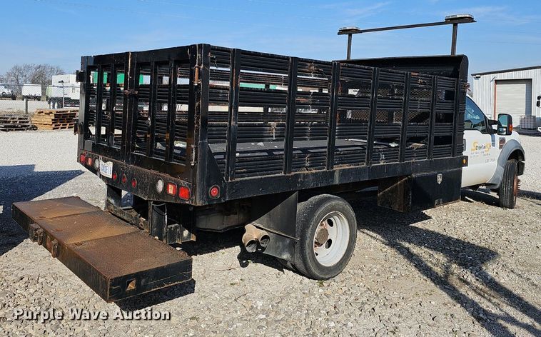 image for item EJ5982 2010 Ford  F450 Super Duty XLT flatbed truck