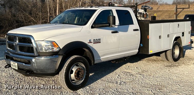 image for item EK4117 2017 Dodge  Ram 5500HD Crew Cab utility / service truck