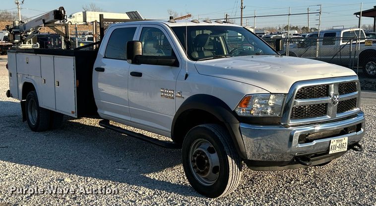 image for item EK4117 2017 Dodge  Ram 5500HD Crew Cab utility / service truck