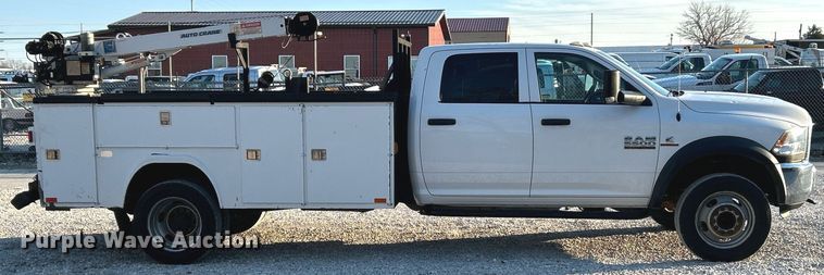 image for item EK4117 2017 Dodge  Ram 5500HD Crew Cab utility / service truck