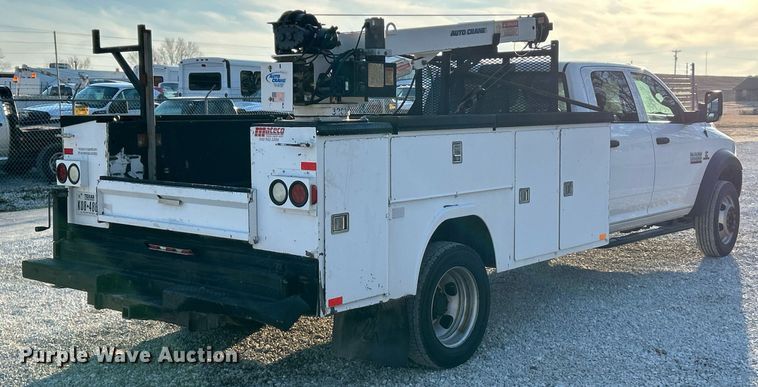 image for item EK4117 2017 Dodge  Ram 5500HD Crew Cab utility / service truck