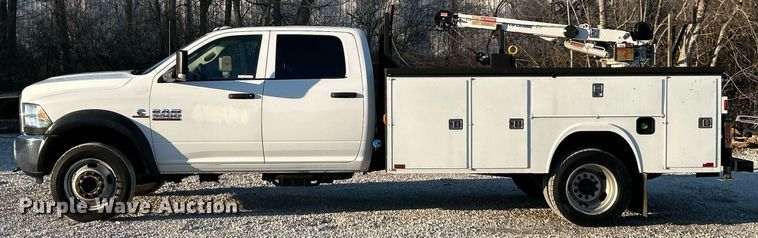 image for item EK4117 2017 Dodge  Ram 5500HD Crew Cab utility / service truck