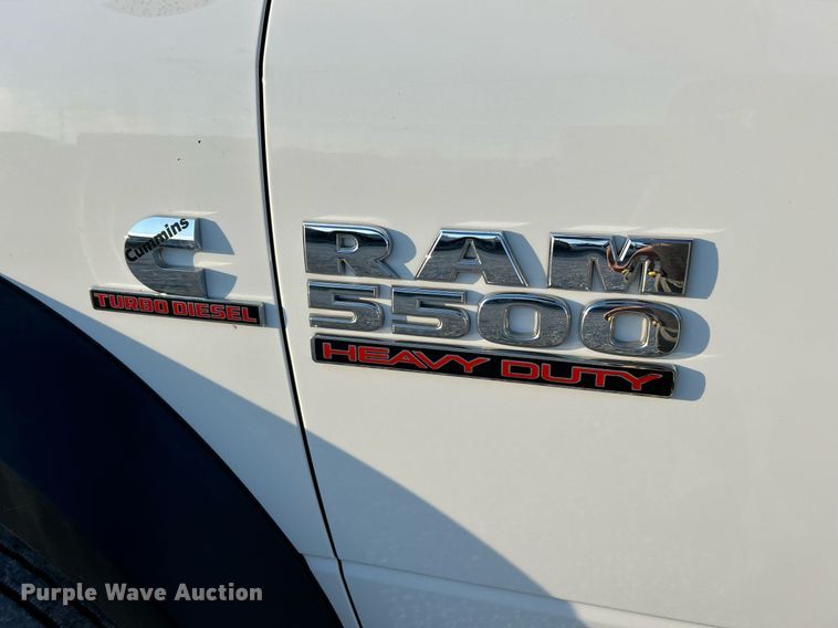 image for item EK4117 2017 Dodge  Ram 5500HD Crew Cab utility / service truck