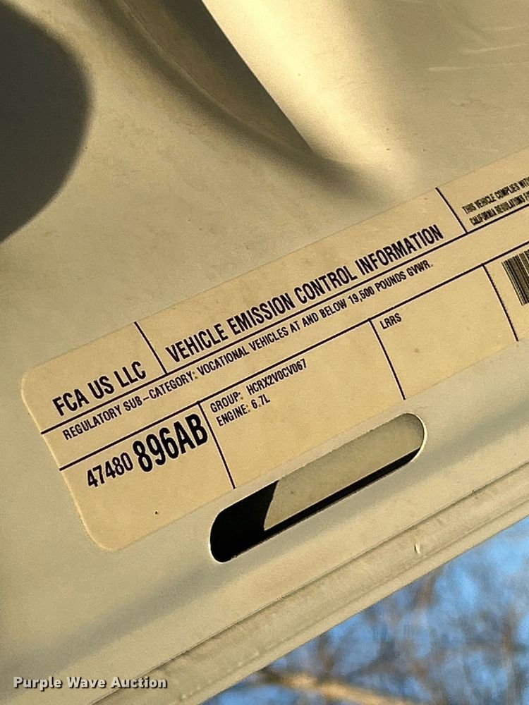 image for item EK4117 2017 Dodge  Ram 5500HD Crew Cab utility / service truck