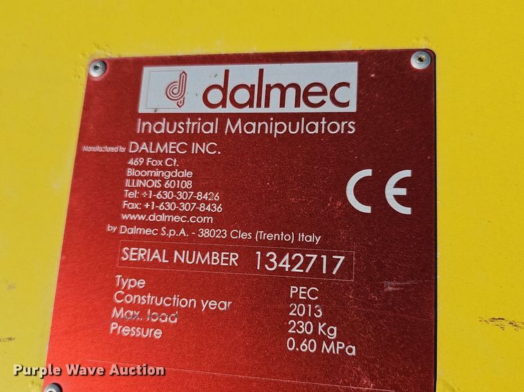 image for item EK5553 2013 Dalmec PEC  industrial manipulator
