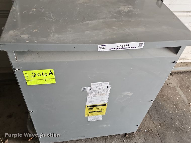 image for item EK5555 Fargo  transformer