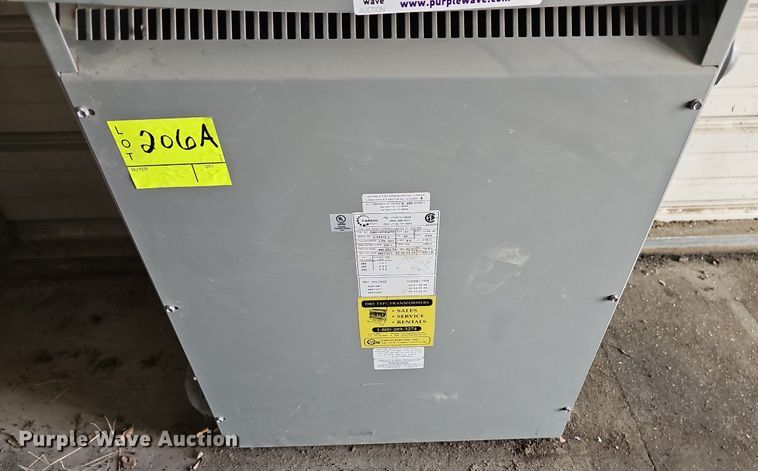 image for item EK5555 Fargo  transformer