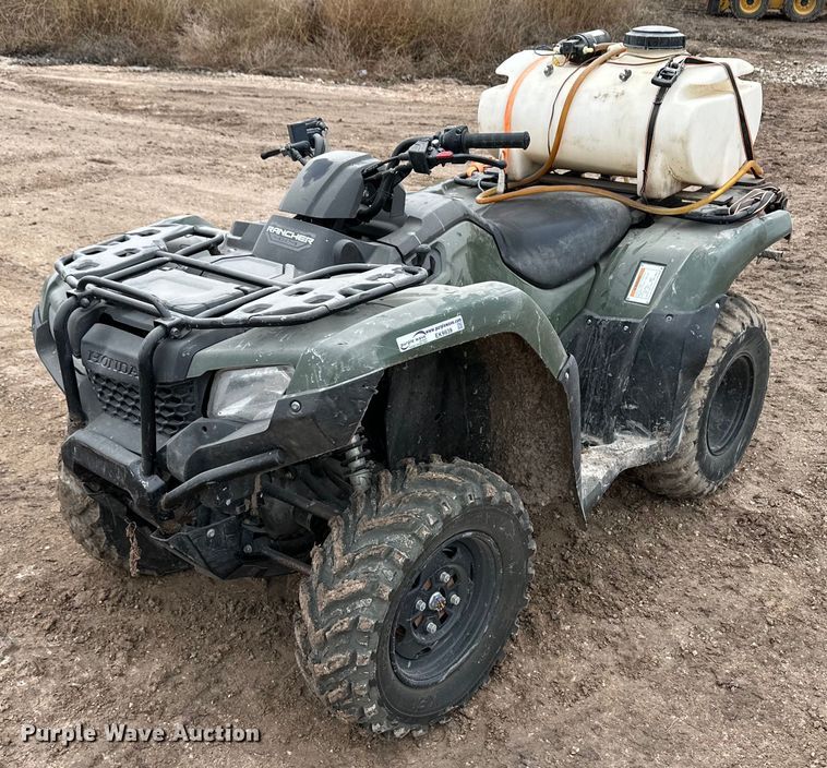 image for item EK9939 2020 Honda Rancher TRX420FM2 ATV