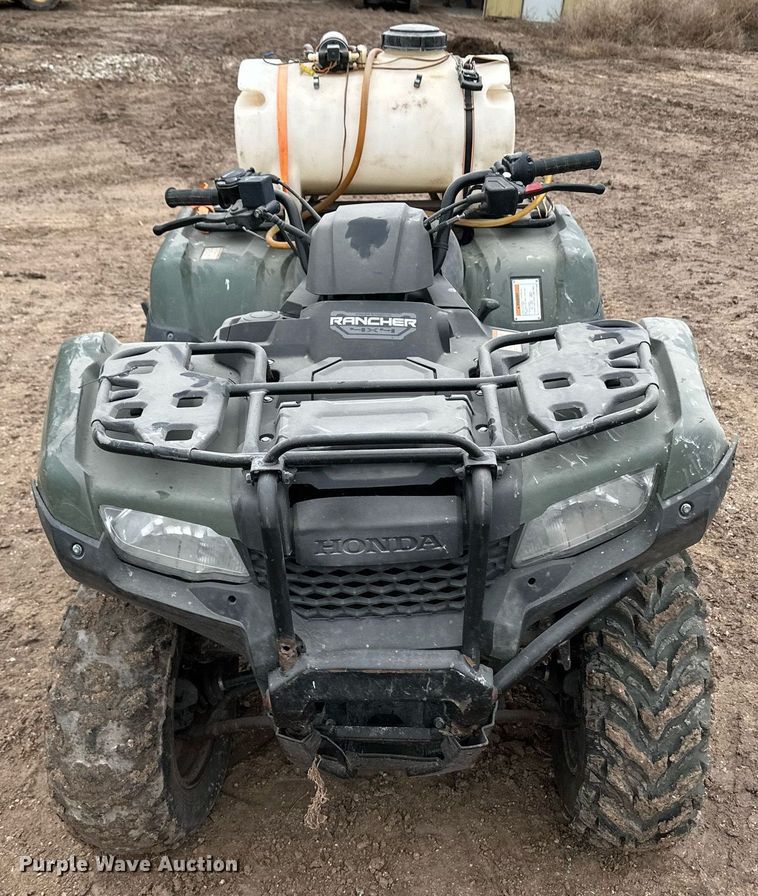 image for item EK9939 2020 Honda Rancher TRX420FM2 ATV