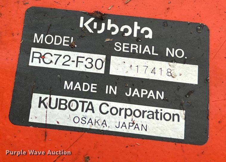 image for item KV9817 Kubota F2680E lawn mower