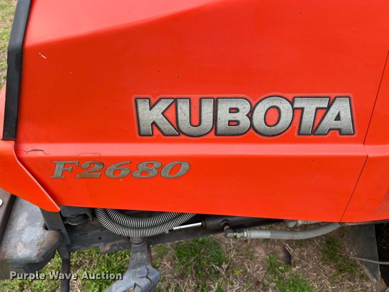 image for item KV9817 Kubota F2680E lawn mower
