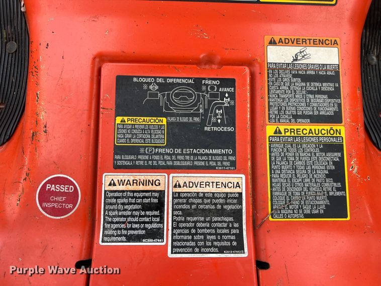 image for item KV9817 Kubota F2680E lawn mower