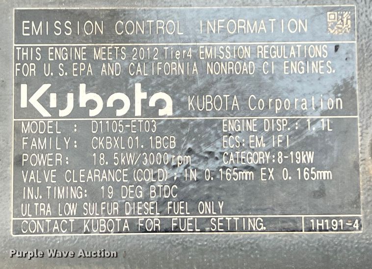 image for item KV9817 Kubota F2680E lawn mower