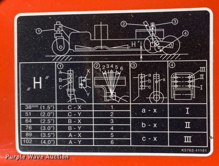 image for item KX9809 Kubota  RCK60-30BB 5 'W mower deck