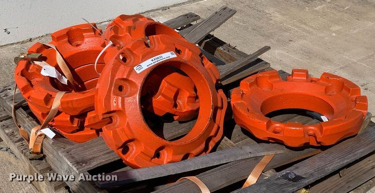 image for item KX9833 (6) Kubota 512 wheel weights 
