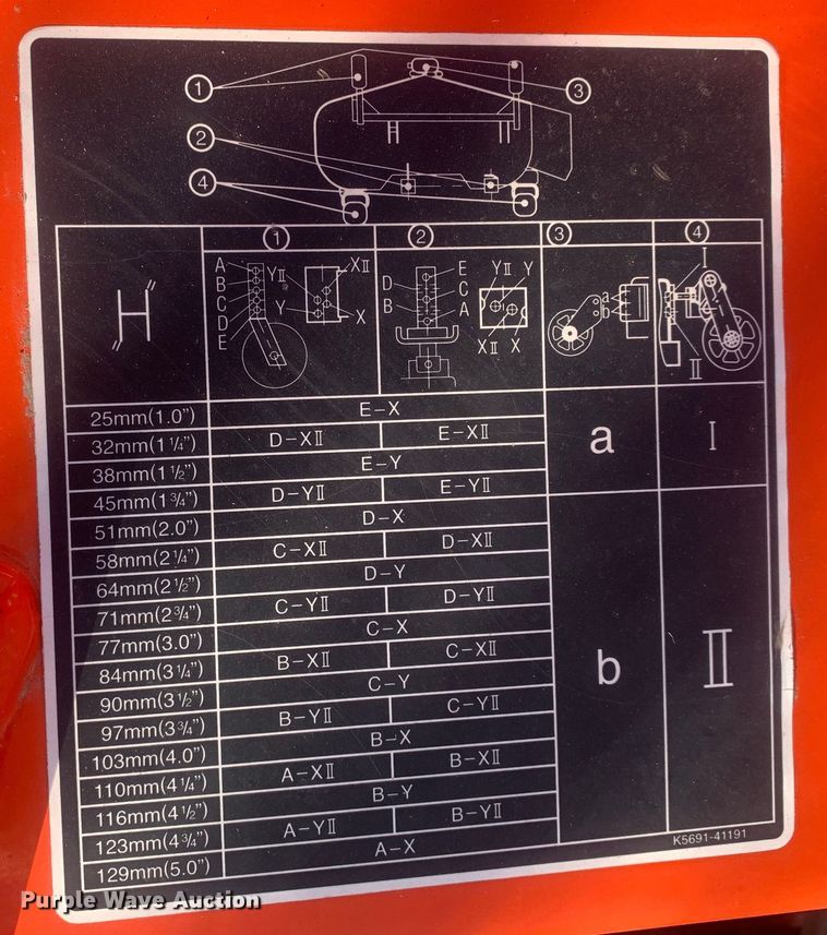 image for item KX9897 Kubota RCK72R-F36 mower deck
