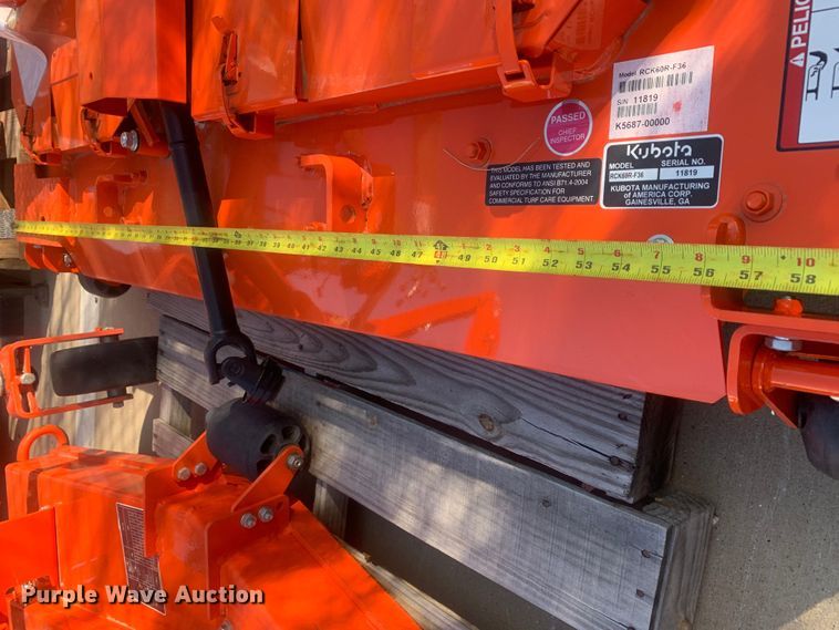 image for item KX9898 Kubota  RCK60R-F36 mower deck