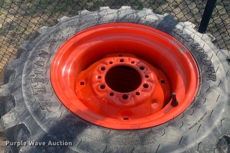 image for item KX9910 (4) Titan tractor tires and wheels