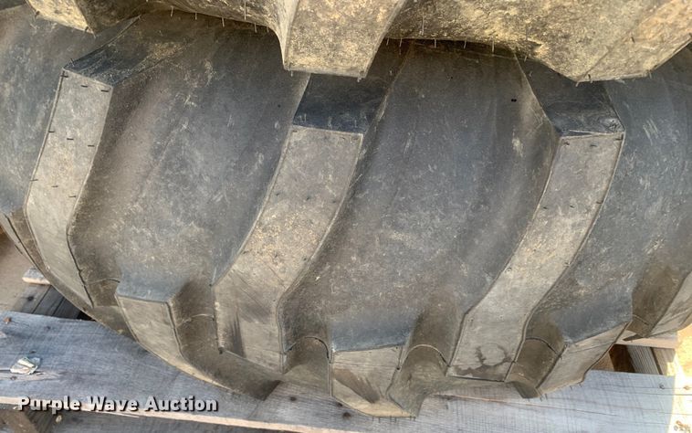 image for item KX9918 (2) Titan 17.5L-24 tractor tires and wheels