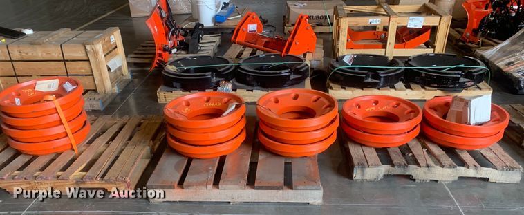 image for item KX9921 (14) Kubota tractor wheel weights