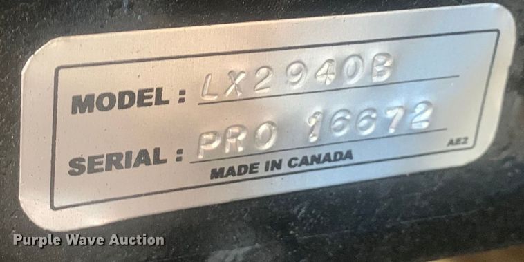 image for item KX9924 Kubota LX2940B four point hitch