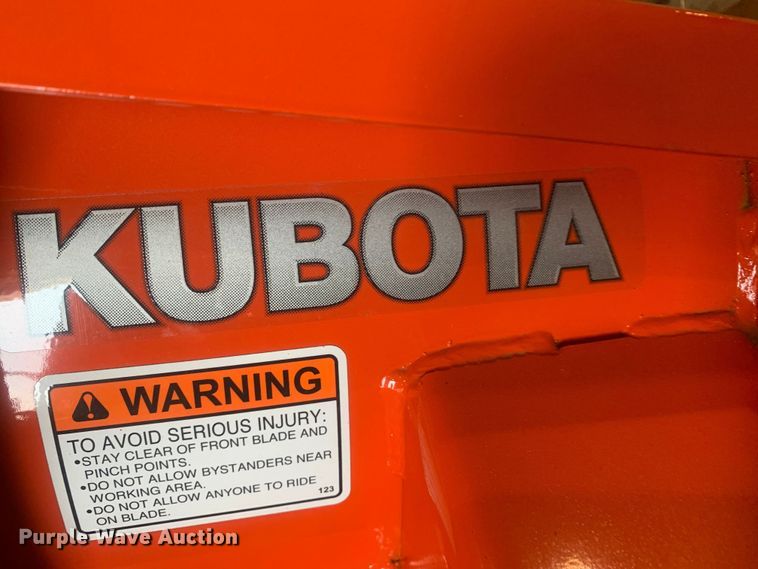 image for item KX9933 Kubota BX2826  V plow